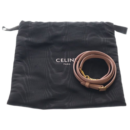 Celine Belt Bag Pico 2-Way Mini Pink Leather Gold — view 8