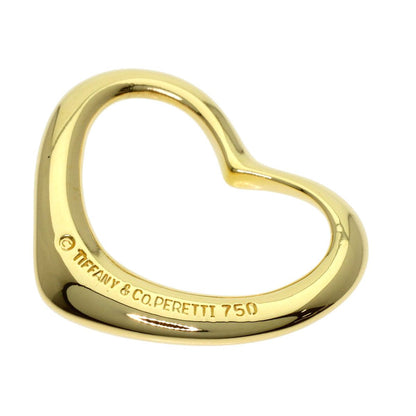 Tiffany & Co Open Heart Pendant 18K Yellow Gold — view 2