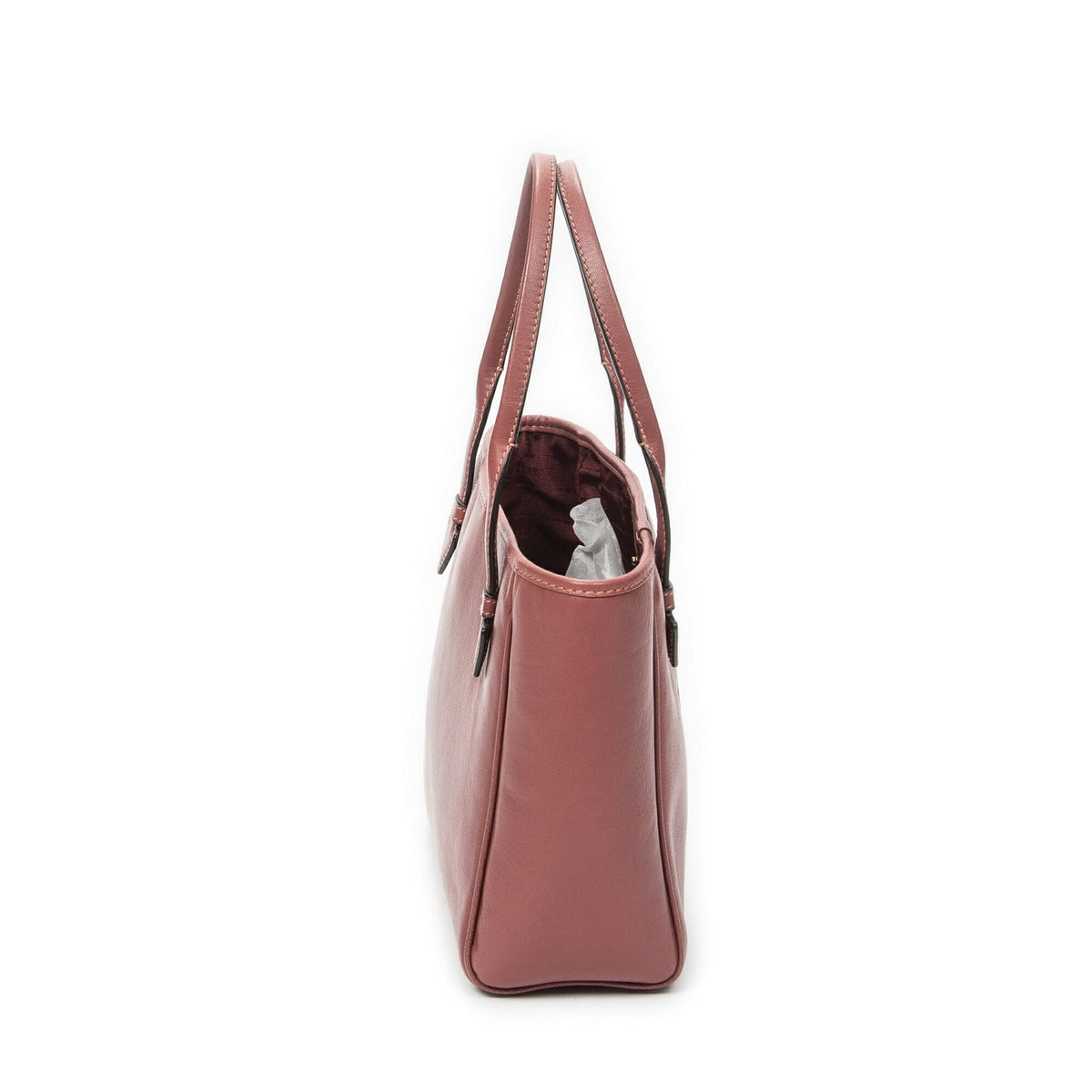 Loewe Heritage Tote Bag Pink Calfskin Leather — view 4