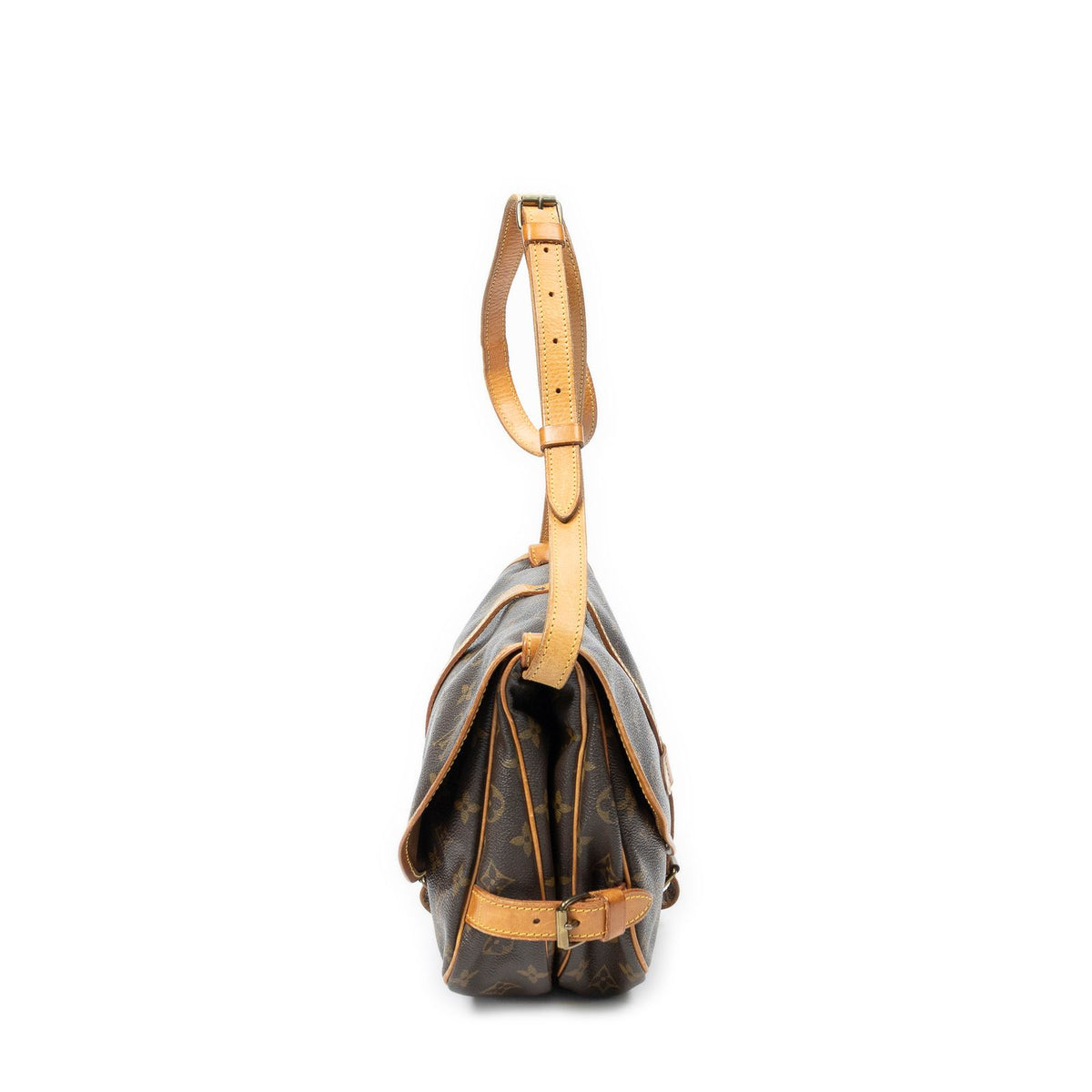 Louis Vuitton Saumur Brown Monogram Canvas — view 4