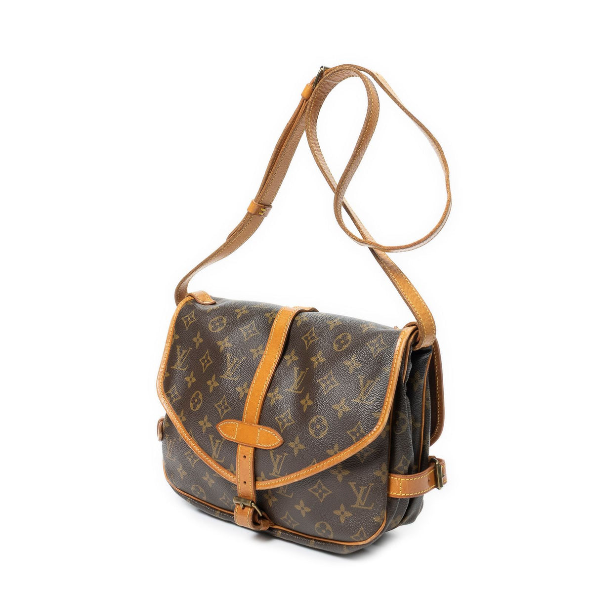 Louis Vuitton Saumur Brown Monogram Canvas — view 2