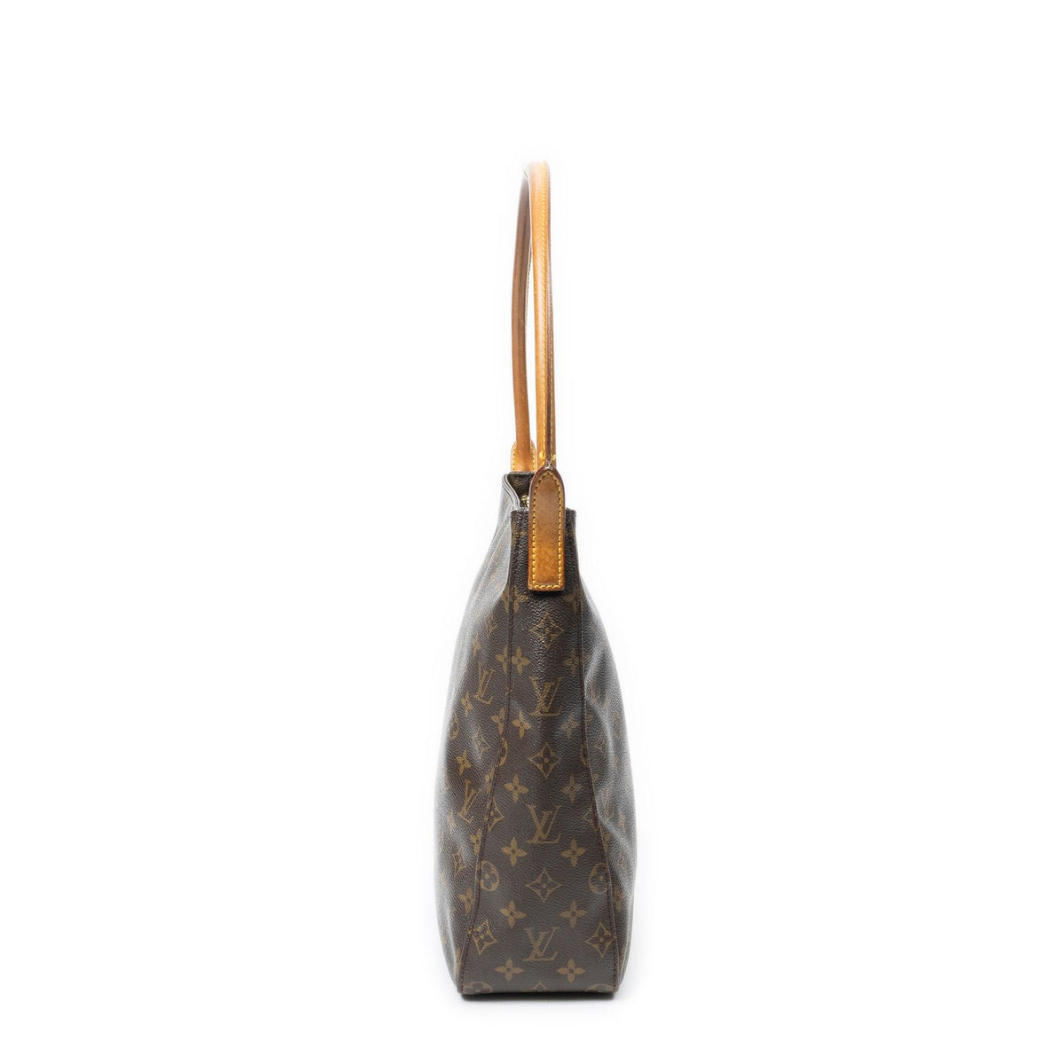 Louis Vuitton Looping Brown Monogram Canvas Shoulder Bag — view 3