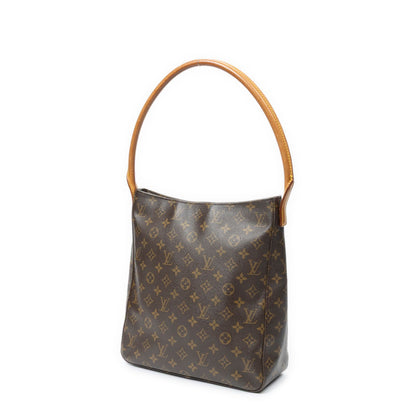 Louis Vuitton Looping Brown Monogram Canvas Shoulder Bag — view 2