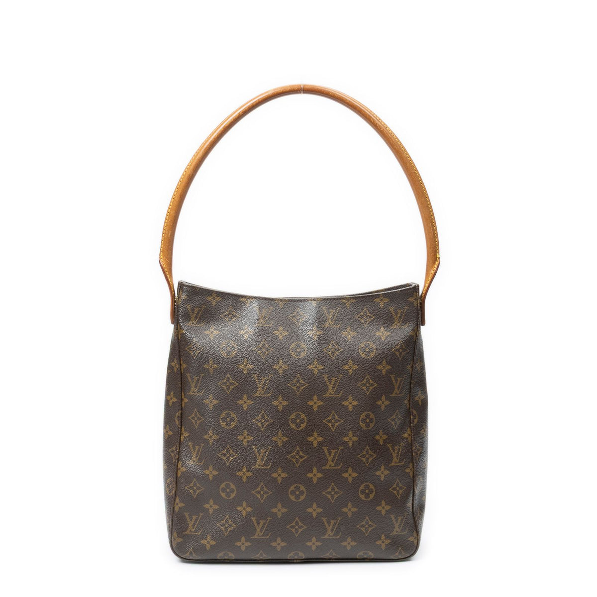 Louis Vuitton Looping Brown Monogram Canvas Shoulder Bag