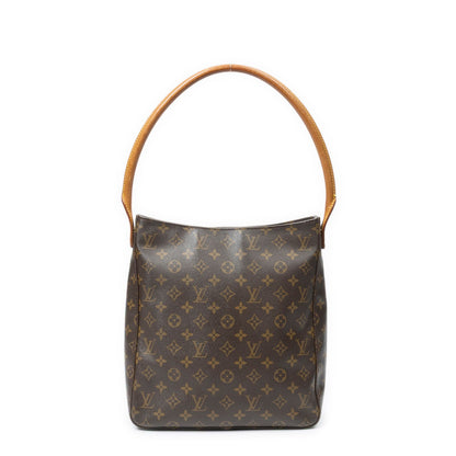 Louis Vuitton Looping Brown Monogram Canvas Shoulder Bag