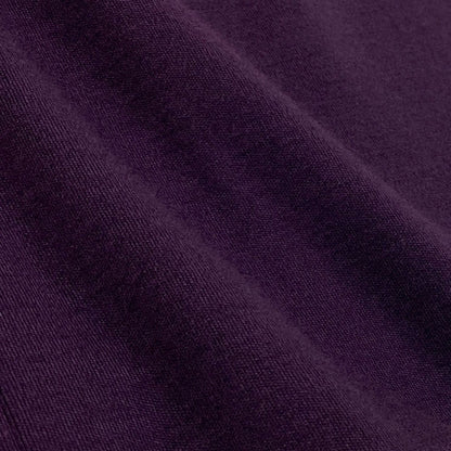 Chanel Wool Dress Long Sleeve Long Bowtie Ribbon 40 Purple — view 6