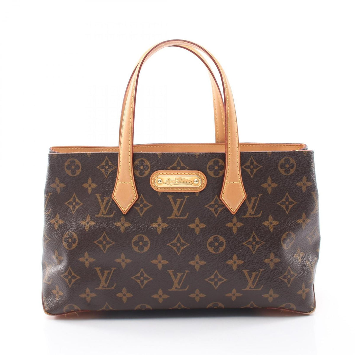 Louis Vuitton Handbag Wilshire PM Monogram Canvas Leather