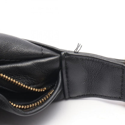 Chanel Shoulder Bag Quilted Hobo Black Lambskin — view 6