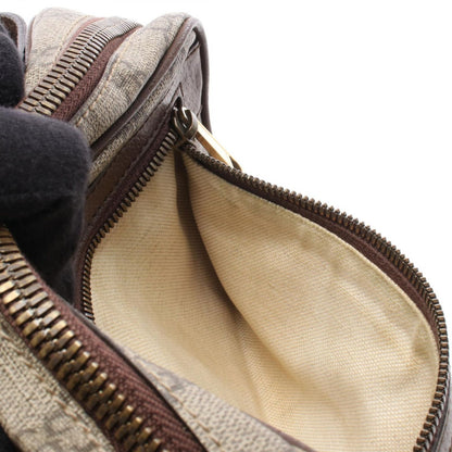 Gucci Waist Bag Ophidia GG Supreme Beige Dark Brown Canvas Leather — view 7