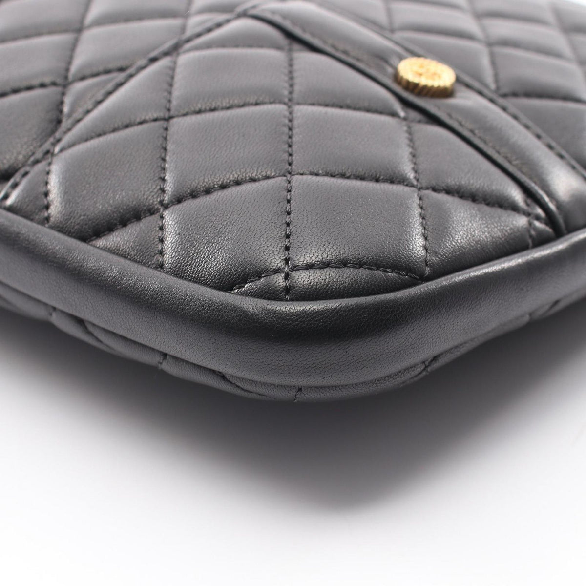 Chanel Shoulder Bag Girl Black Lambskin Chain — view 6
