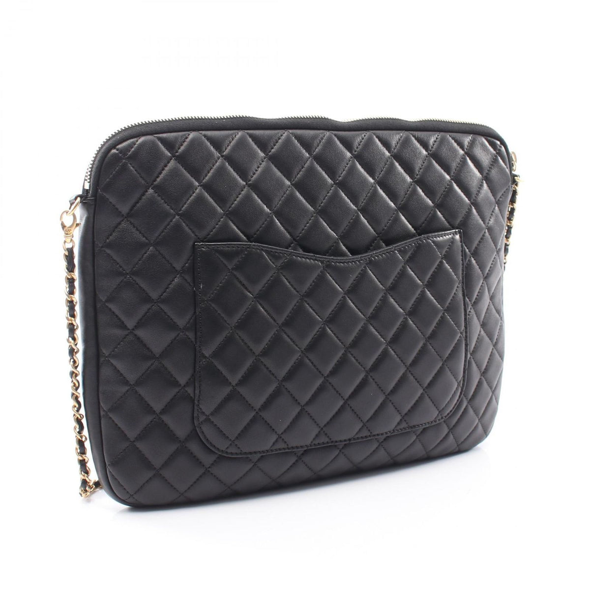 Chanel Shoulder Bag Girl Black Lambskin Chain — view 2