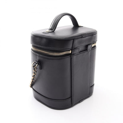 Chanel Handbag CC Logo 2-Way Black Lambskin CC Vanity Chain — view 2