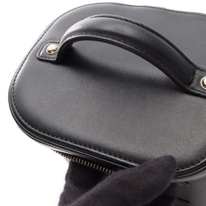 Chanel Handbag CC Logo 2-Way Black Lambskin CC Vanity Chain — view 7