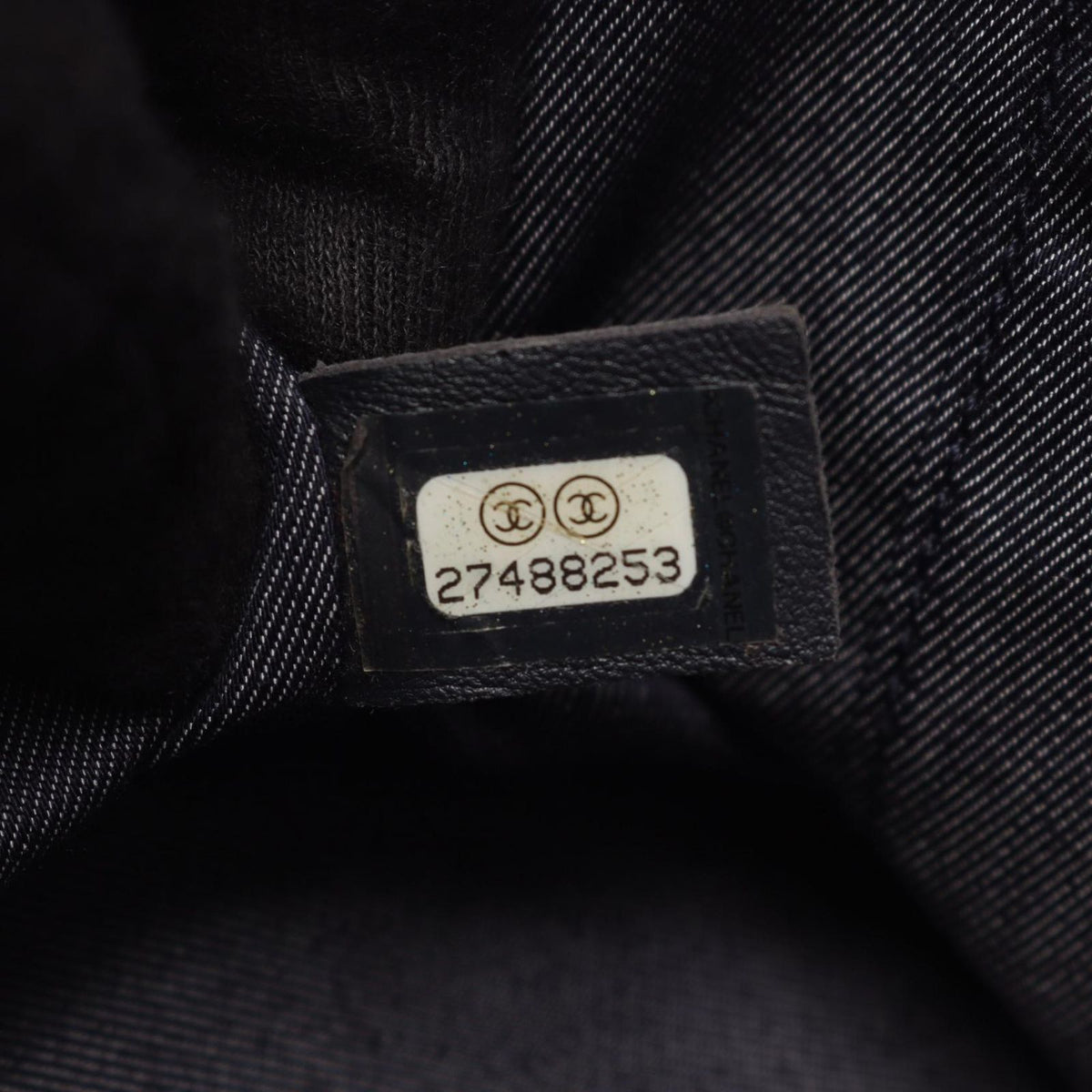 Chanel Handbag CC Logo 2-Way Black Lambskin CC Vanity Chain — view 5
