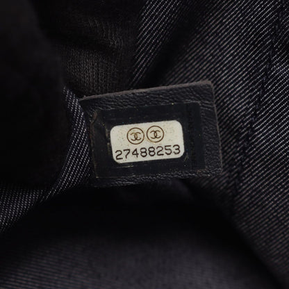 Chanel Handbag CC Logo 2-Way Black Lambskin CC Vanity Chain — view 5