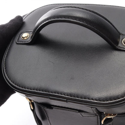 Chanel Handbag CC Logo 2-Way Black Lambskin CC Vanity Chain — view 6