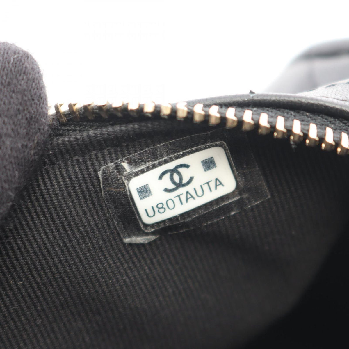 Chanel Quilted 2-Way Black Lambskin Mini Boston Bag — view 5