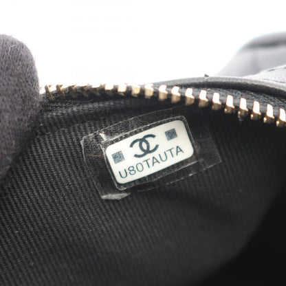 Chanel Quilted 2-Way Black Lambskin Mini Boston Bag — view 5