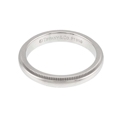 Tiffany & Co Milgray Ring Width Platinum Together Milgrain — view 3