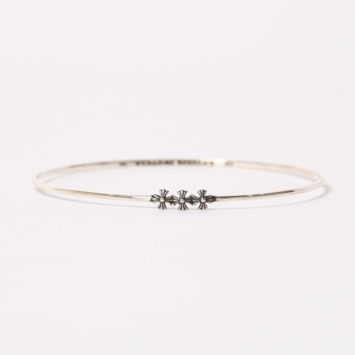 Chrome Hearts Bngl Bblgm Pls Bubblegum Plus Bangle 925 Sterling Silver Bracelet