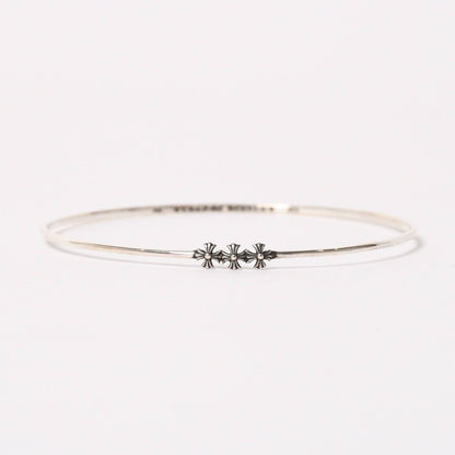 Chrome Hearts Bngl Bblgm Pls Bubblegum Plus Bangle 925 Sterling Silver Bracelet