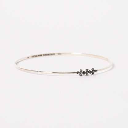 Chrome Hearts Bngl Bblgm Pls Bubblegum Plus Bangle 925 Sterling Silver Bracelet — view 2