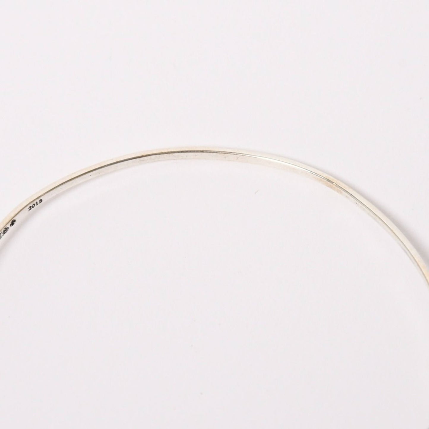 Chrome Hearts Bngl Bblgm Pls Bubblegum Plus Bangle 925 Sterling Silver Bracelet — view 6