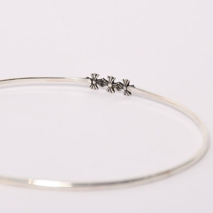 Chrome Hearts Bngl Bblgm Pls Bubblegum Plus Bangle 925 Sterling Silver Bracelet — view 4