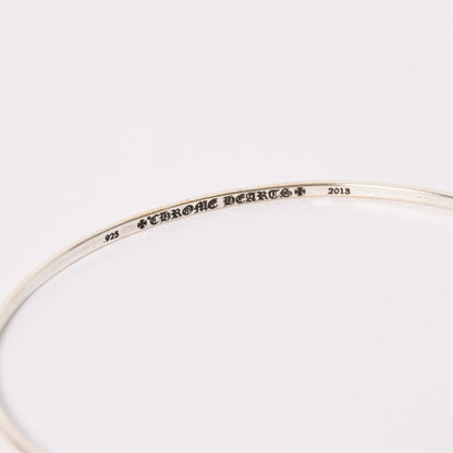 Chrome Hearts Bngl Bblgm Pls Bubblegum Plus Bangle 925 Sterling Silver Bracelet — view 7