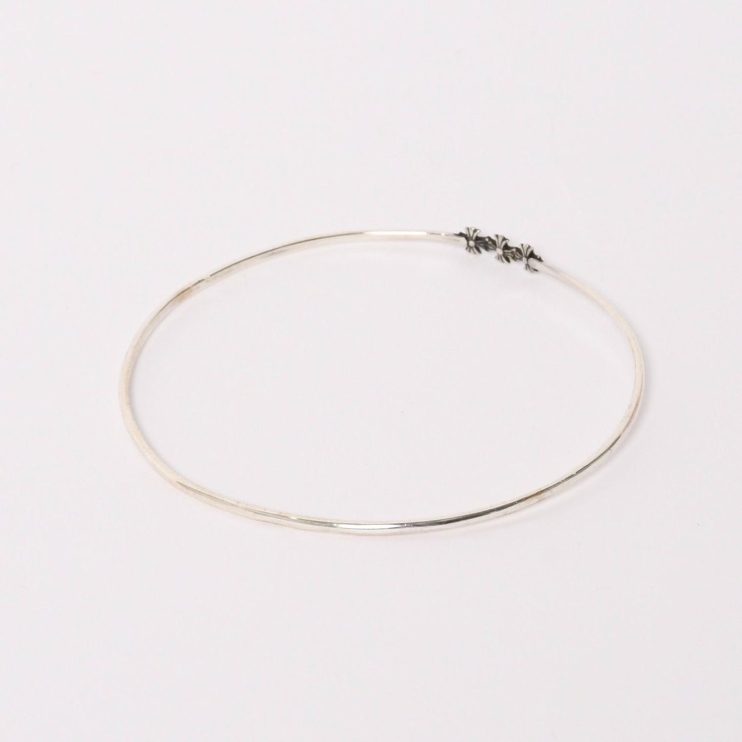 Chrome Hearts Bngl Bblgm Pls Bubblegum Plus Bangle 925 Sterling Silver Bracelet — view 3