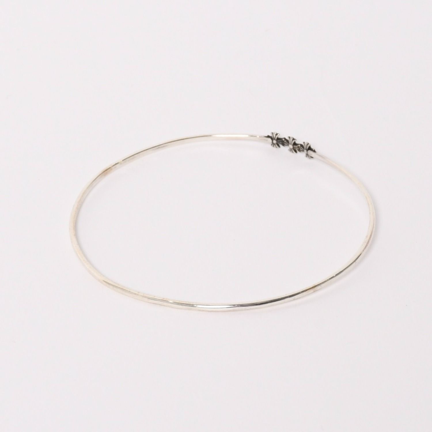 Chrome Hearts Bngl Bblgm Pls Bubblegum Plus Bangle 925 Sterling Silver Bracelet — view 3