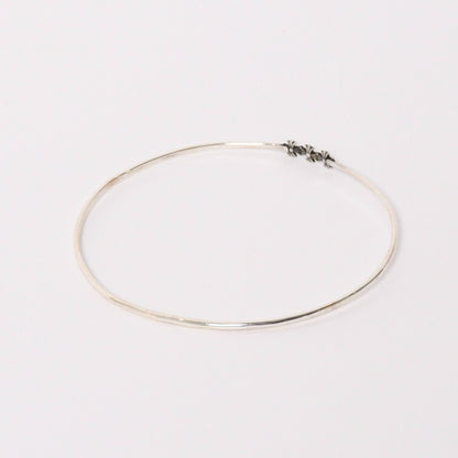 Chrome Hearts Bngl Bblgm Pls Bubblegum Plus Bangle 925 Sterling Silver Bracelet — view 3