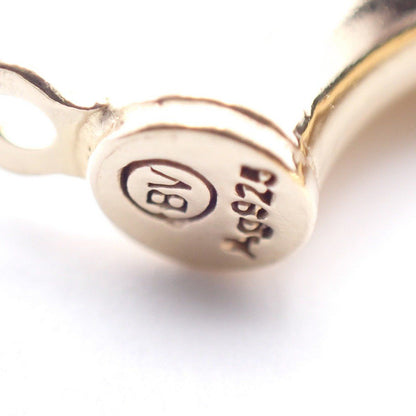 Bottega Veneta Hoop Earrings 925 Sterling Silver Gold Pawn — view 5