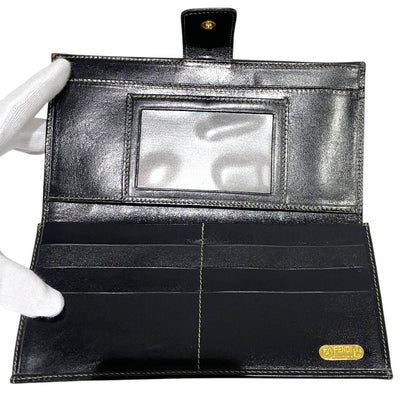 Fendi Zucca Pattern Wallet Canvas Leather — view 6