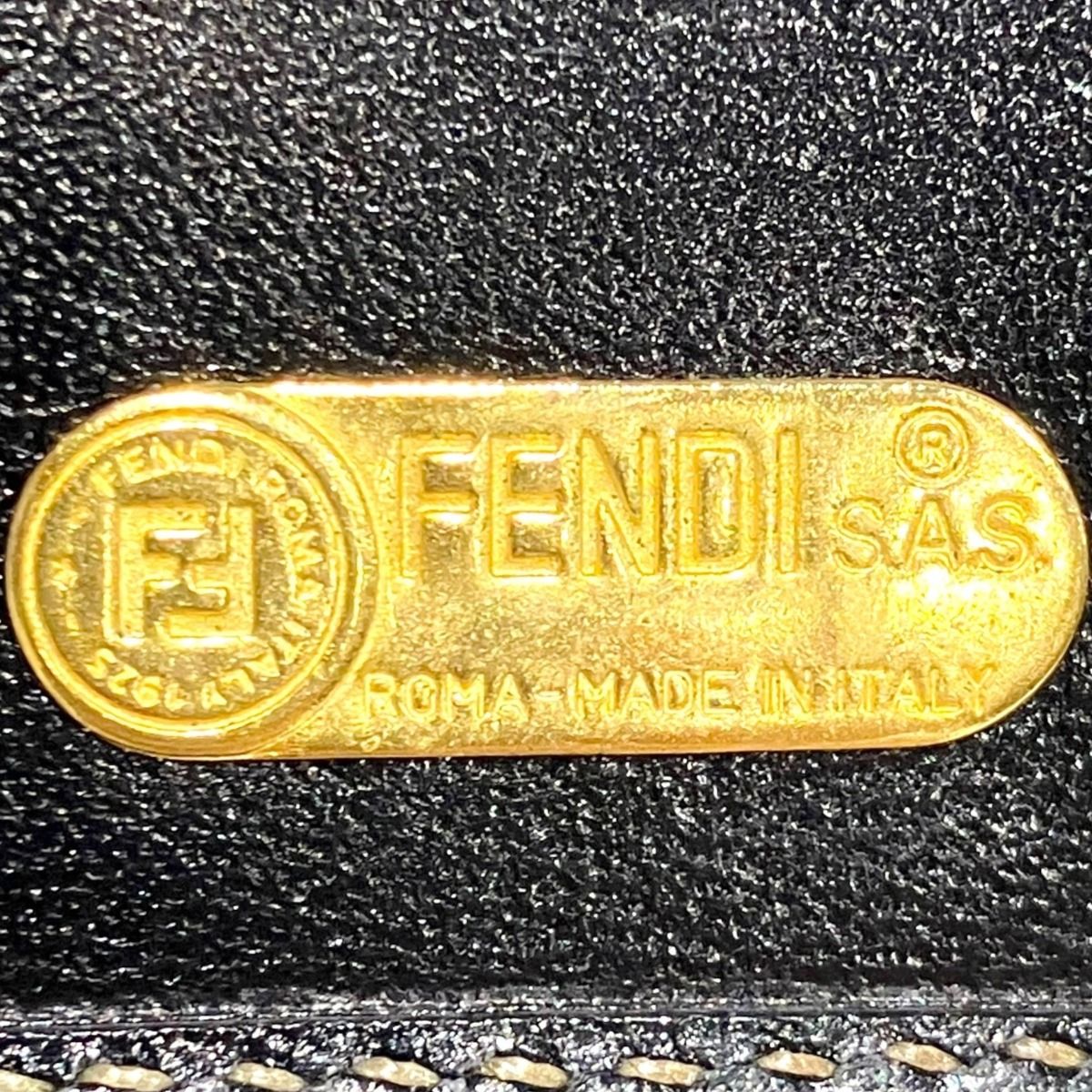 Fendi Zucca Pattern Wallet Canvas Leather — view 4