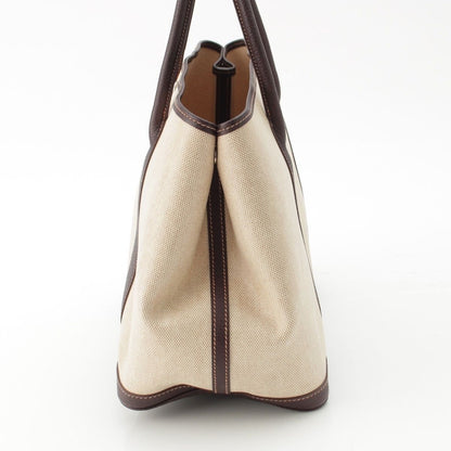 Hermes Garden Party Toilet Ash Buffalo Tote Bag Beige Brown PM 36 — view 3