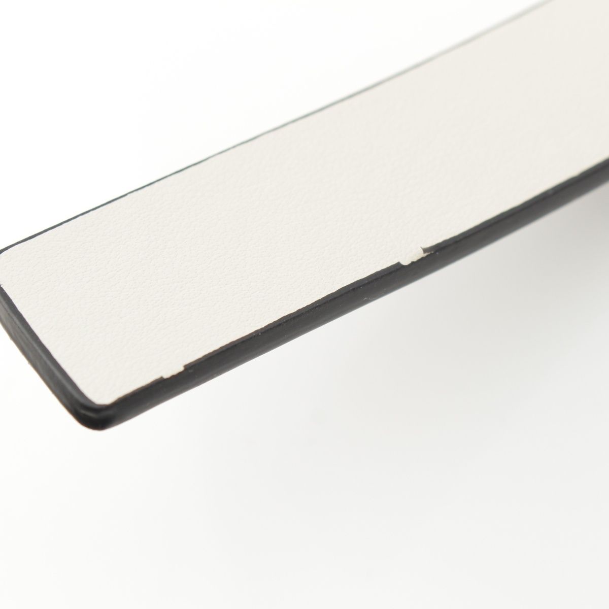 Dior CD Logo 30 Toronto Montaigne 20 Slim Smooth Calfskin Reversible Belt White — view 8