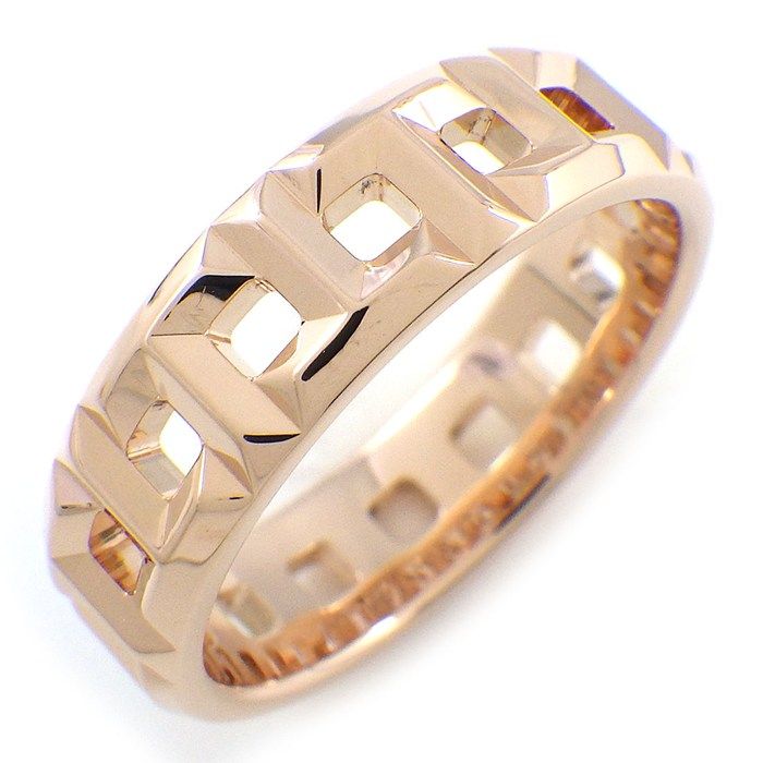 Tiffany & Co Ring T True Wide 18K Pink Gold