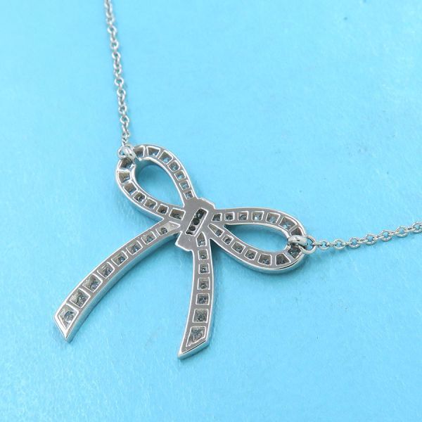 Tiffany & Co Bow Diamond Necklace — view 3