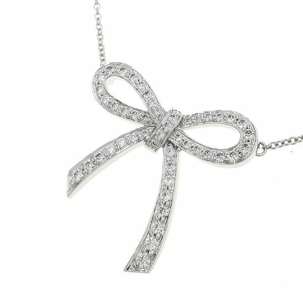 Tiffany & Co Bow Diamond Necklace