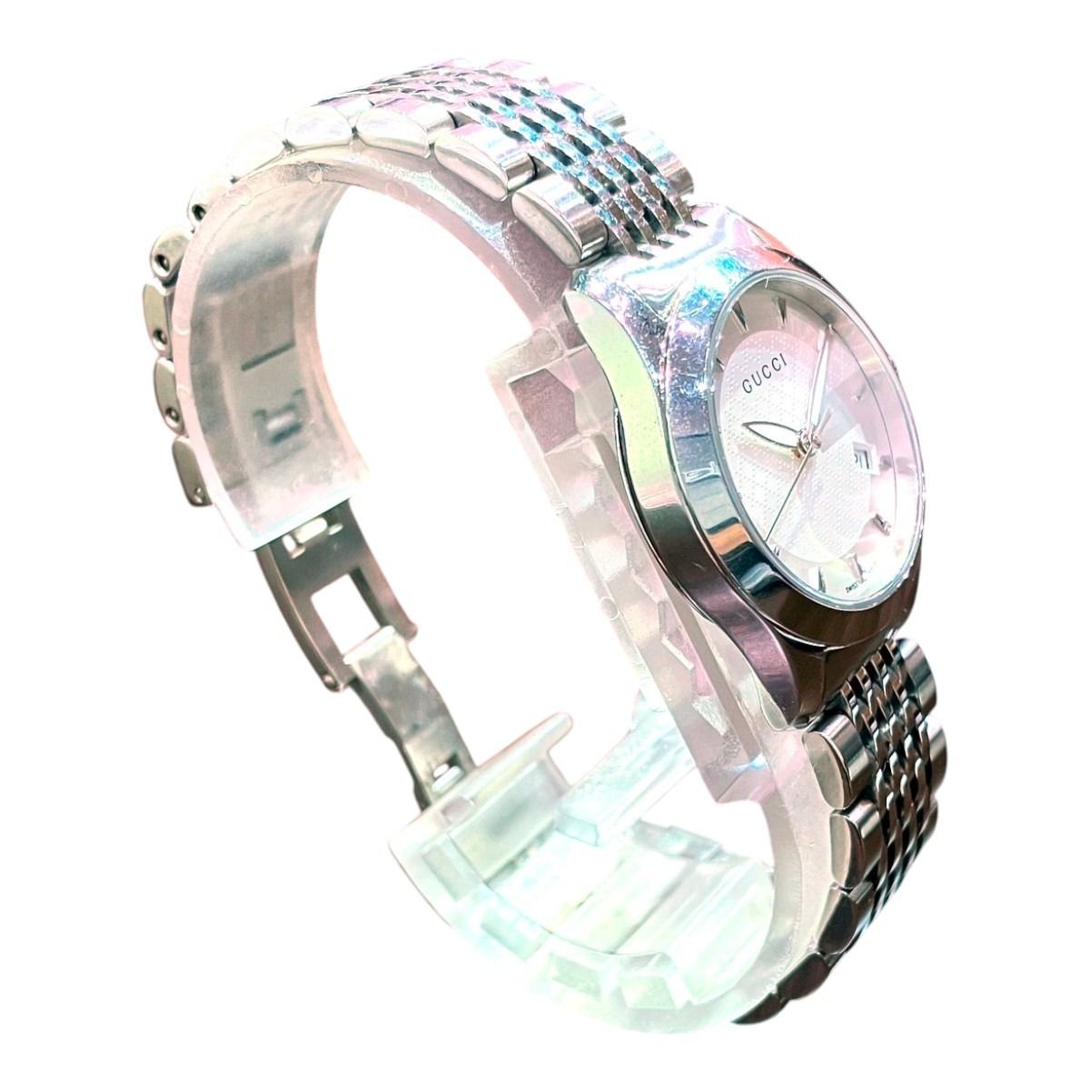 Gucci Timeless Watch SS Quartz White Dial 126.5 — view 3