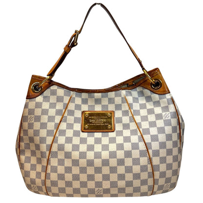 Louis Vuitton Galleria PM Damier Azur Shoulder Bag Canvas