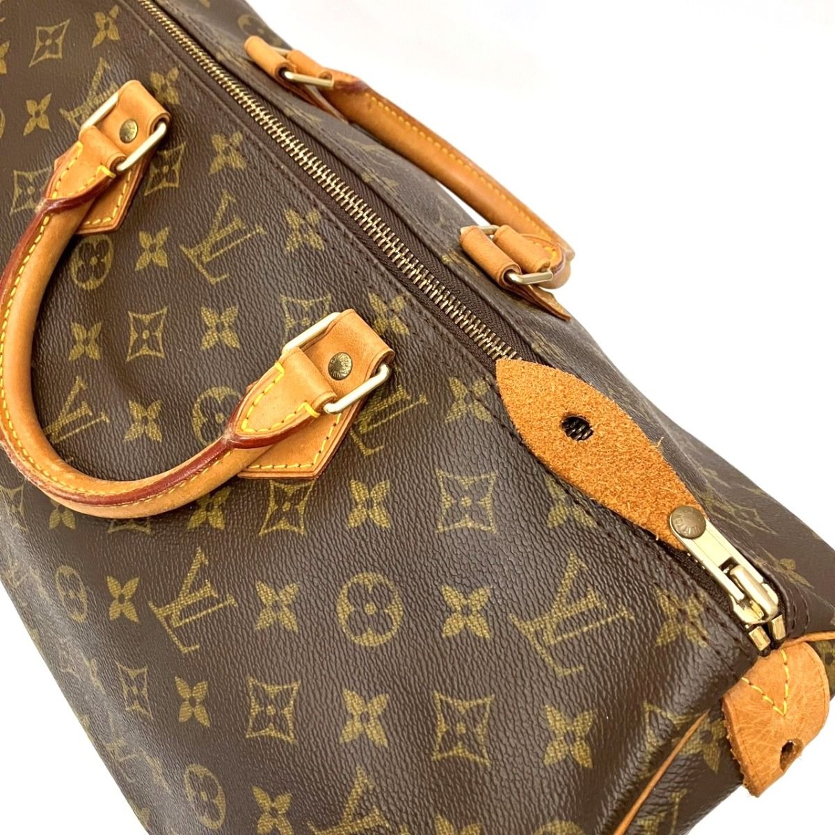 Louis Vuitton Speedy 40 Monogram Handbag Canvas — view 7