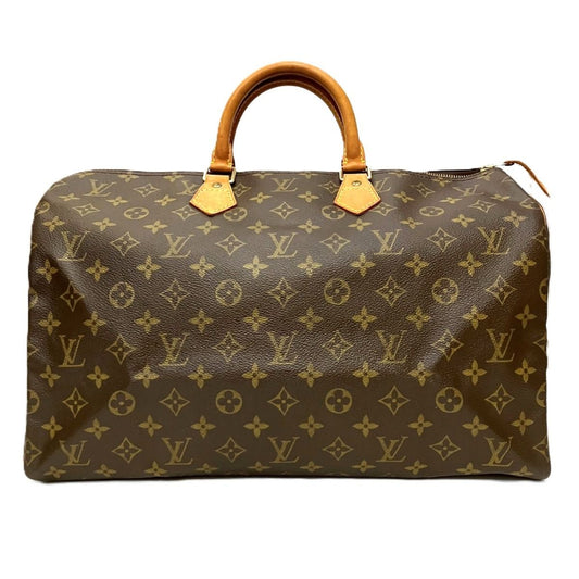Louis Vuitton Speedy 40 Monogram Handbag Canvas