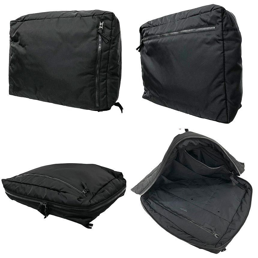 Bottega Veneta Multi Case Travel Packing Nylon Black Handbag — view 2