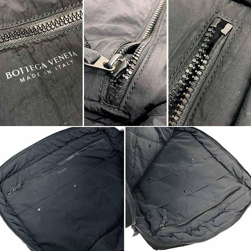 Bottega Veneta Multi Case Travel Packing Nylon Black Handbag — view 3