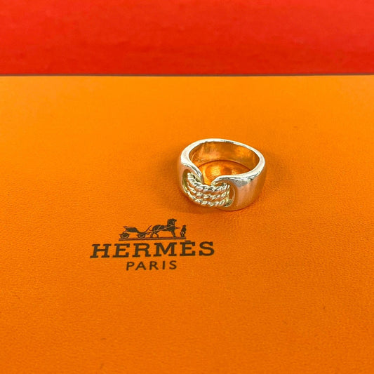 Hermes Schrois Ring 925 Sterling Silver