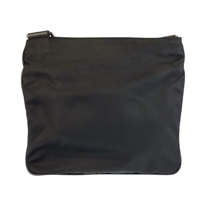 Prada Tessuto Black Nylon Leather Shoulder Bag — view 2