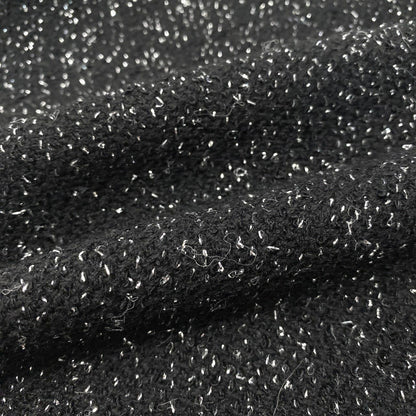 Saint Laurent Tweed Tailored Jacket Lame Knit Leather Piping Blend France 42 — view 8
