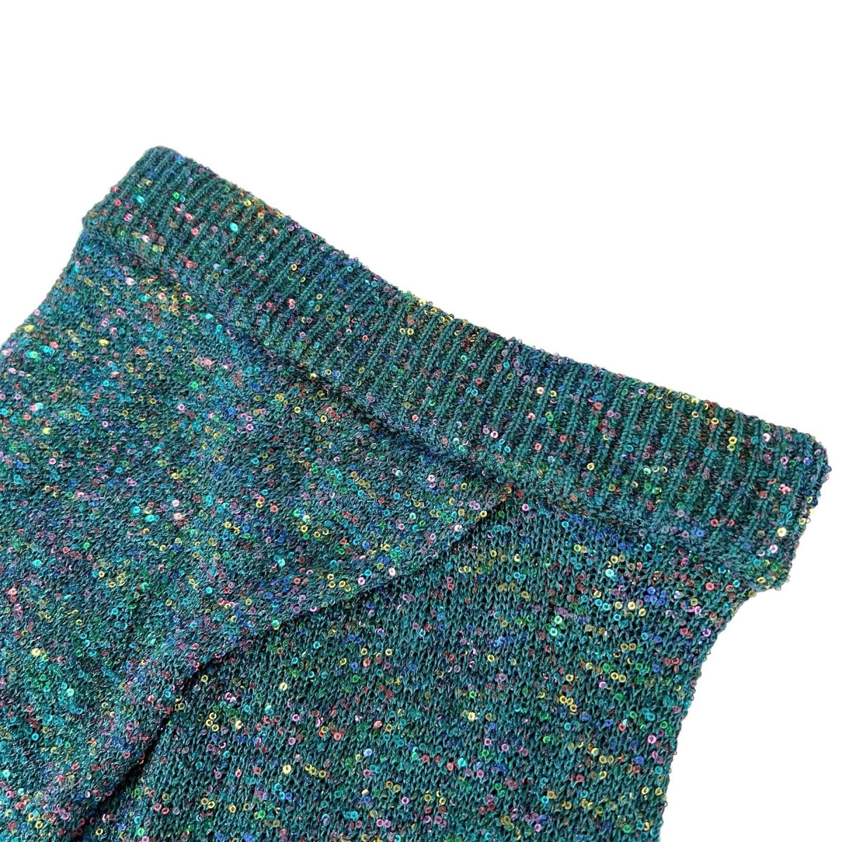 Loewe Long Skirt with Sequin Petticoat Green XS — view 4